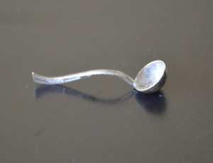 Sterling Silver Salt Spoon Marked Silver China