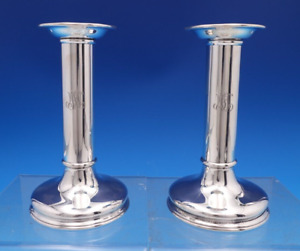 Hamilton By Tiffany And Co Sterling Silver Candlestick Pair 16753 4379 8001 