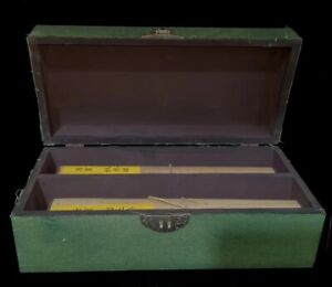 Old Chinese Museum Collection Two Painting Scroll Calligraphy Box By Tang Yin 
