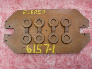 Antique Wood Mold Foundry Pattern Board Eldred Industrial Steampunk Ohio