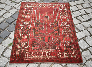 Fabulous Antique Tribal Beshir Rug 2 5 X 3 2 Ft Collector Item Beshir Carpet