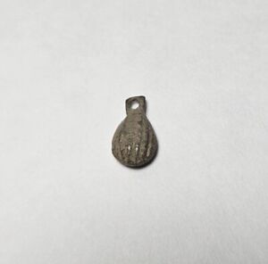 Ancient Roman Vulva Cast Bronze Pendant Amulet Prostitute Metal Detecting Find