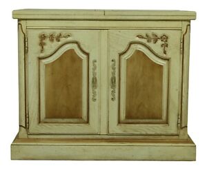 52148ec Thomasville Country French Flip Top Oak Server Cabinet
