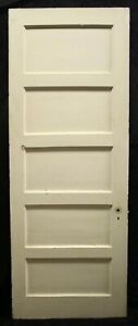 4 Available 30 X84 Antique Vintage Old Wood Wooden Interior Doors 5 Flat Panel