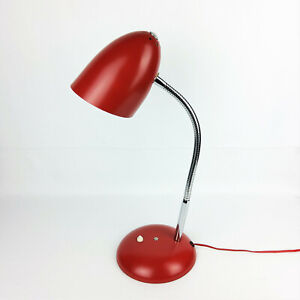 Lamp Vintage Bauhaus Metal Red 1950