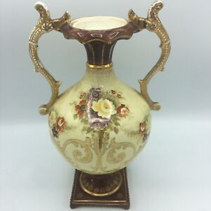 Appraised Large Antique C Early 1900 S Gebruder Heubach Footed Vase