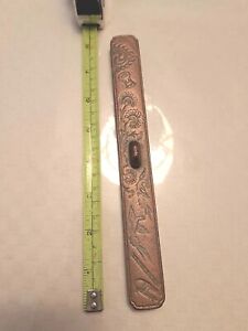 Chinese Paper Scroll Weight Or Paperweight 8in Long
