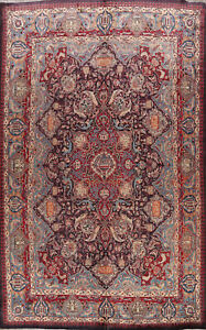 Vintage Dynasty Historical Kashmar Handmade Living Room Area Rug 10x13 Carpet