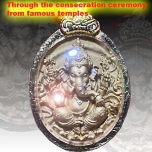 Ganesha Pendant Necklace Hindu Elephant God Of Wisdom 24