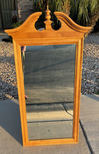 Ethan Allen Mirror Heirloom Collection 51 1 2 Tall With Hanger 10 9049 Maple