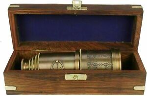 Marine Telescope Nautical Antique Solid Brass Maritime Pirate Spyglass 20 Gift