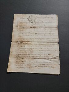 Antique French 4 Page Document Undated From 1700s Signed Double Sided