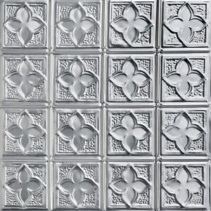 Sk203 Laq 24x24 D 6 Clover Stamped Metal Lay In Tin Ceiling Tile 24 Sq Ft 