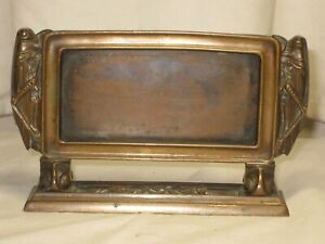 Antique Bronze Arts And Crafts Grasshopper Picture Photo Frame