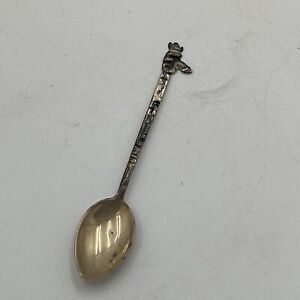 Vintage Sterling Silver Mexico Design Spoon 925 Not Scrap 3g