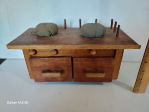 Antique Country Primitive Sewing Box