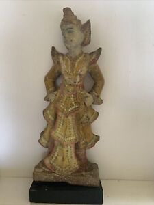 Antique Indonesian Bali Balinese Large Carved Wood Figurine 20 