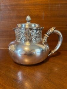 19th Century Silver Plate Gorham Tea Pot From Electra Elbridge Gerry Yacht
