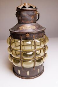 Ankerlicht Holland Bubble Glass 12 Copper Brass Hanging Lantern