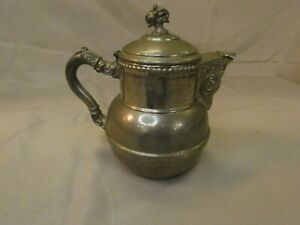 Vintage Tea Kettle Appears To Be Silver Plated Copper