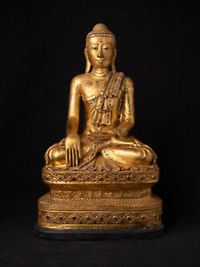 Antique Burmese Mandalay Buddha Statue From Burma Early 19th Century