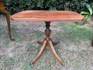 Mid Century Solid Mahogany Duncan Phyfe Coffee Table By Imperial