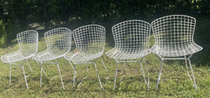 Bertoia Wire Chairs 4 Original Harry Bertoia Knoll Mid Century Modern Mcm