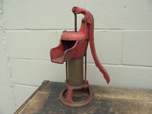 Vintage Columbiana Cast Iron Brass Well Water Hand Pump Off Grid Farm Kitchen 3