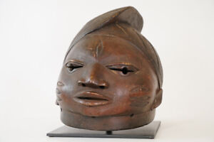 Yoruba Gelede Headcrest Mask On Stand 10 5 Nigeria African Tribal Art