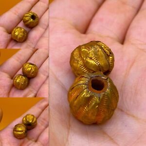 Rare Ancient Detector Finds 2 Unresearched Greek Gold Plated Beads
