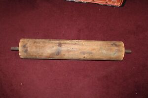 Large Antique Industrial Wood Rolling Pin Machine Shop Country Primitive Decor