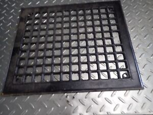 Antique Vintage Wall Floor Grate Heat Vent 14 X16 Front For Louvered Register