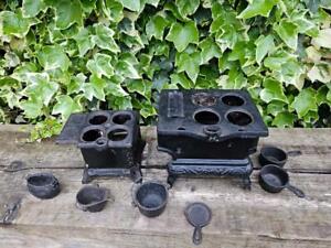 Miniature Crescent Cast Iron Stove Queen Cast Iron Stove And Accessories