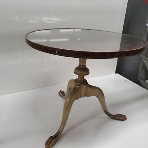 Vintage 1940 S Imperial Furniture Co Mahogany Tripod Side Table