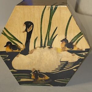 Beautiful Intricate Bamboo Chinese Nesting Boxes Hand Painted 1912 1949