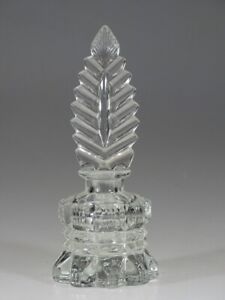 Vintage Art Deco Cut Crystal Perfume Scent Bottles C 1940