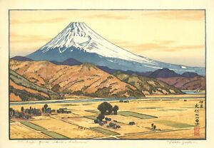 Mount Fuji Yoshida Toshi 1962 Archival Quality Art Print