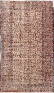 Traditional Vintage Hand Knotted Carpet 4 0 X 6 10 Wool Area Rug