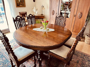 Antique Dining Room In Flemish Style From Tenerife Formerly Liz Tayler And Richa