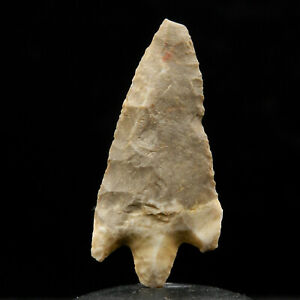 Popa27 Ancient Silex Arrowhead 29 Mm Long Neolithic Age Sahara
