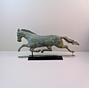 Antique Copper Running Horse Weathervane Dexter 27 X 15 