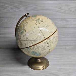 Art Deco Cram S Imperial World Globe Atlas Holding Up 14 World