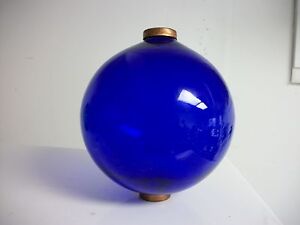 6 5 Blue Glass Ball For Weathervanes Or Lightening Rods