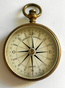 Nautical Vintage 3 Antique Style Brass Directional Pocket Compass