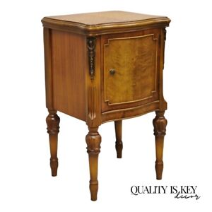 French Louis Xv Style Satinwood One Door Nightstand Bedside Cabinet By Joerns
