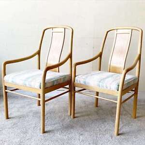 Mid Century Modern Dining Armchairs By Drexel Heritage