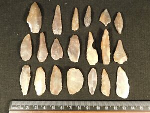 Big Lot Of Twenty Authentic Neolithic Artifacts From Borj Sud Morocco 5 55