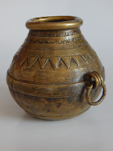 Antique Original Old Brass Lota Holy Water Vessel