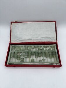 White Jade Ancient Chinese Abacus Obo 