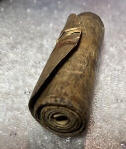 Antique 19th Century African Ethiopian Coptic Healing Scroll Or Amulet